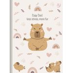 caderno brochurão capycuties