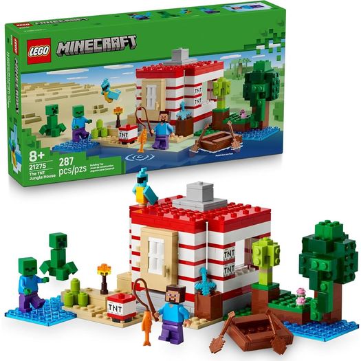 minecraft - a casa de dinamite na selva (21275) - lego