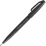 caneta-brush-sign-pen-preta-pentel