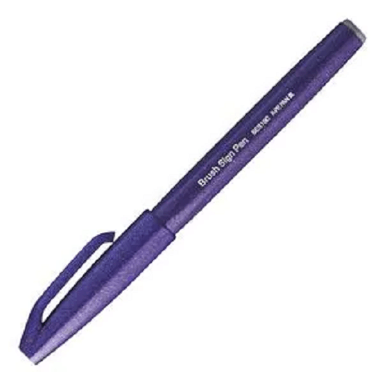 caneta brush sign pen violeta caneta brush sign pen violeta