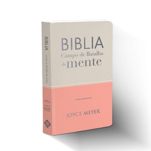 bíblia campo de batalha da mente - nva - letra normal - capa luxo branco e rosa bíblia campo de batalha da mente - nva - letra normal - capa luxo branco e rosa