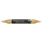 caneta-marcador-criativo-multimark-2-pontas-ouro-faber-castell