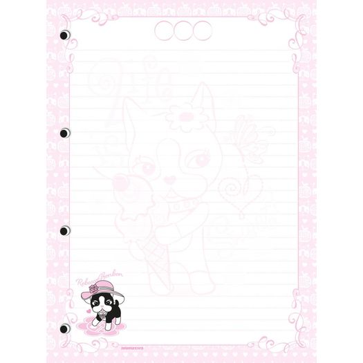 refil fichário colegial 80 folhas rebeca bonbon refil fichário colegial 80 folhas rebeca bonbon