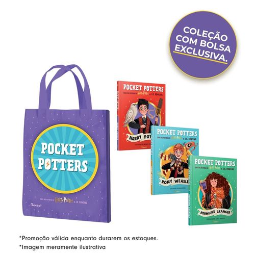 coleção pocket potters (3 livros com sacola)