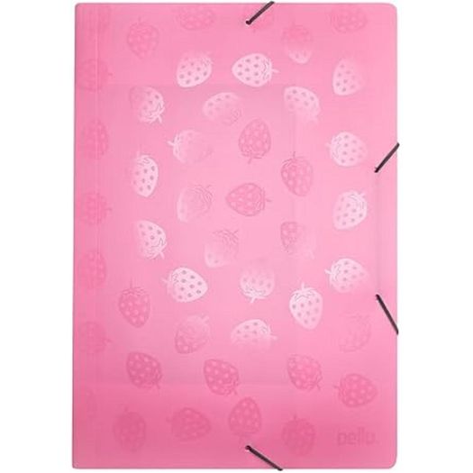 pasta aba com elástico a4 aromas morango pasta aba com elástico a4 aromas morango