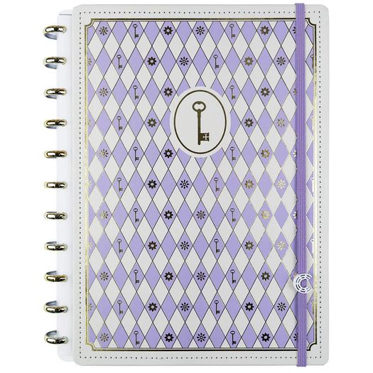 caderno inteligente grande isa akkari purple key caderno inteligente grande isa akkari purple key