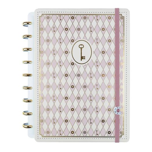caderno inteligente médio 80 folhas isa akkari rose key caderno inteligente médio 80 folhas isa akkari rose key