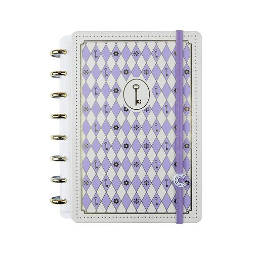 caderno inteligente a5 isa akkari purple key