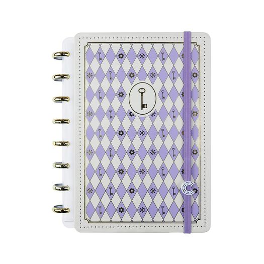 caderno inteligente a5 80 folhas isa akkari purple key caderno inteligente a5 80 folhas isa akkari purple key