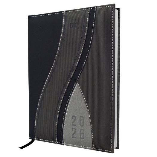 agenda 2026 diária mini executiva preto/cinza agenda 2026 diária mini executiva preto/cinza