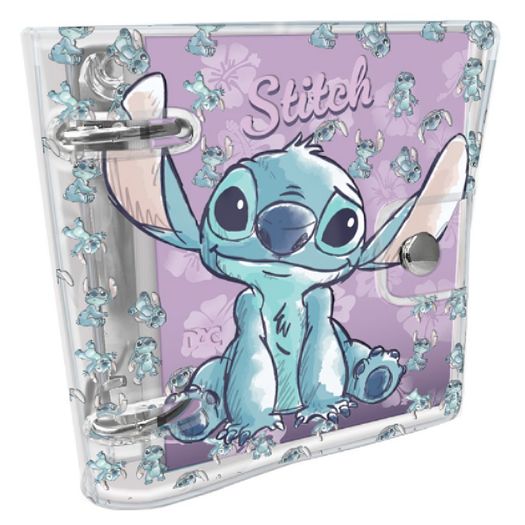 caderno fichário mini 80 folhas stitch caderno fichário mini 80 folhas stitch