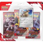 pokemon scarlet and violet - destined rivals - 3-pack blister - ingles