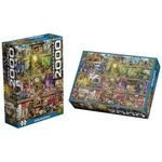 quebra cabeça 2000 pcs  estante de cachorros grow