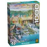 quebra cabeça 1000 pcs  vila encantada grow