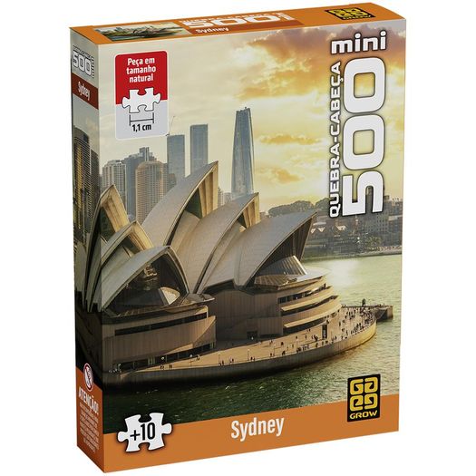 quebra-cabeça 500 peças mini sydney quebra-cabeça 500 peças mini sydney