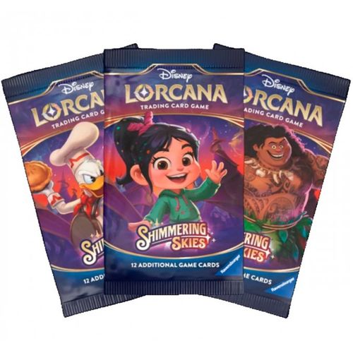 disney lorcana - shimmering skies booster  - ingles