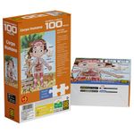 quebra cabeça 100 pcs  corpo humano grow