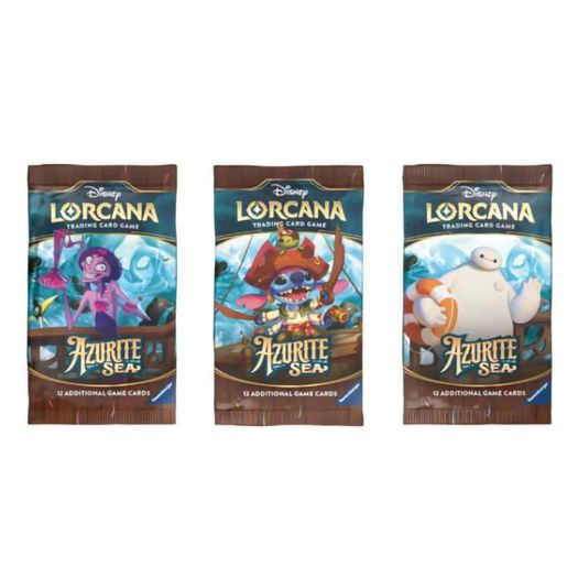 disney lorcana -  set 6 azurite sea booster  - ingles