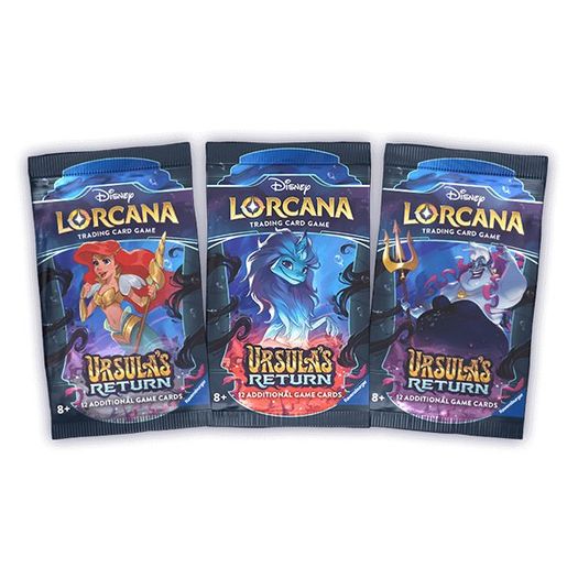 disney lorcana - set 4 ursulas return booster  - ingles