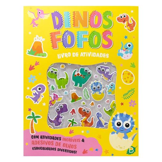 olhinhos doidinhos - atividades e adesivos: dinos fofos olhinhos doidinhos - atividades e adesivos: dinos fofos