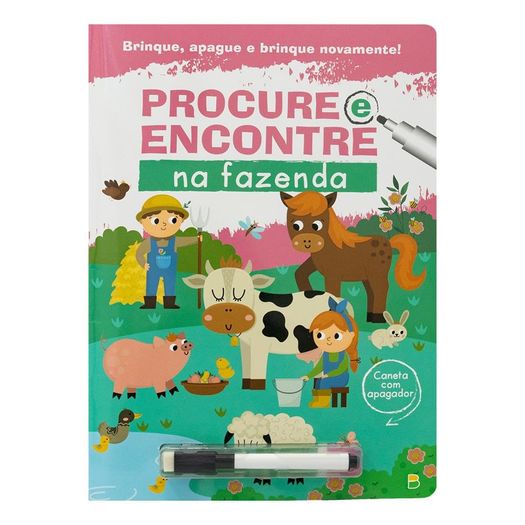 brinque, apague e brinque novamente! procure e encontre: fazenda
