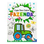 copie para colorir: fazenda