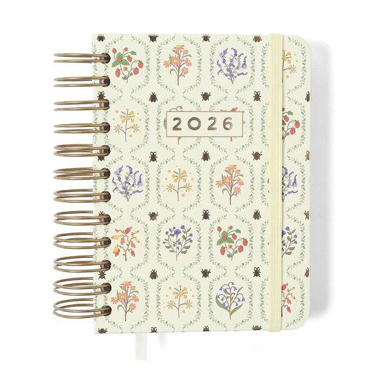 agenda 2026 diária jardim 11,5x16 off white agenda 2026 diária jardim 11,5x16 off white
