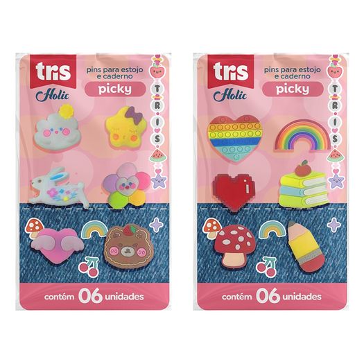 pin holic picky 6 unidades diversos modelos pin holic picky 6 unidades diversos modelos