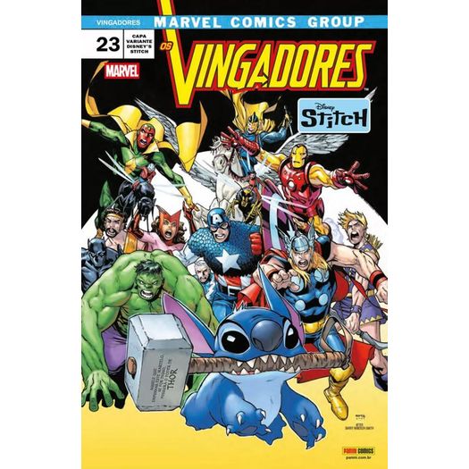 os vingadores 23/80 - capa variante stitch os vingadores 23/80 - capa variante stitch