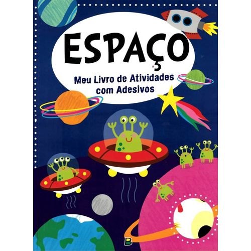 meu livro de atividades com adesivos: espaço