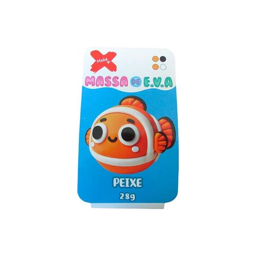 massa para modelar eva 28g 4 cores peixe massa para modelar eva 28g 4 cores peixe