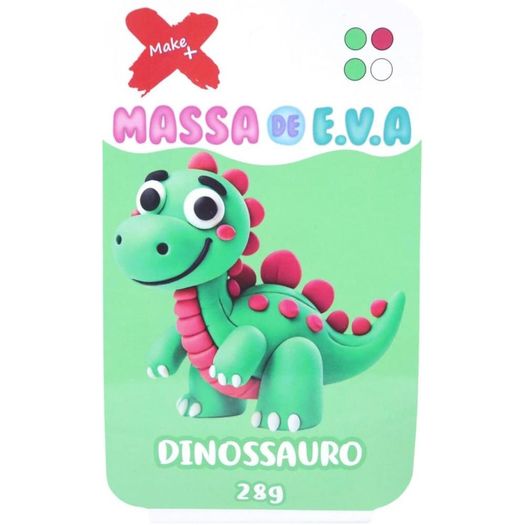 massa para modelar eva 28g 4 cores dinossauro massa para modelar eva 28g 4 cores dinossauro
