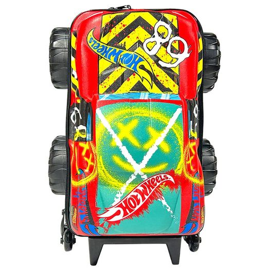 mochila com rodinha hotwheels demo derby monster trucks mochila com rodinha hotwheels demo derby monster trucks