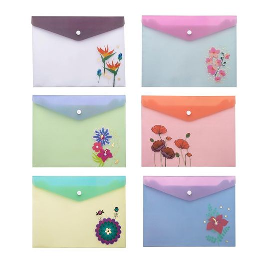 pasta envelope com botão a5 flowers select pasta envelope com botão a5 flowers select