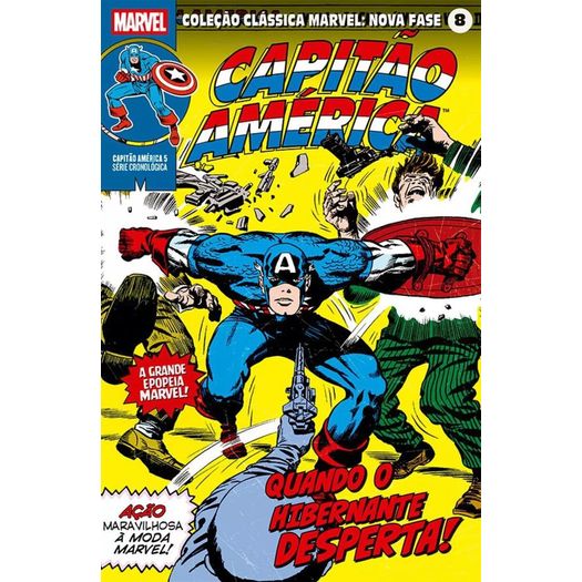 coleção clássica marvel: nova fase 8 - capitão américa 5 coleção clássica marvel: nova fase 8 - capitão américa 5