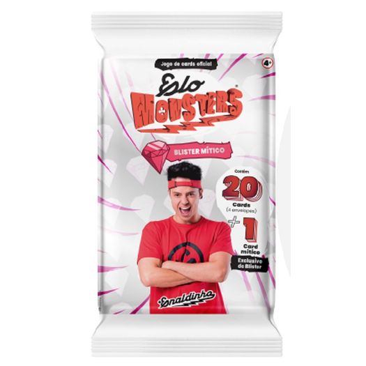 blister mítico - cards elo monsters - enaldinho