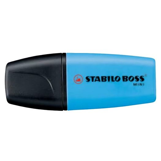 marca-texto mini azul boss stabilo marca-texto mini azul boss stabilo
