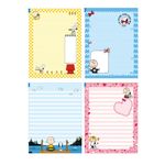 bloco papel carta snoopy