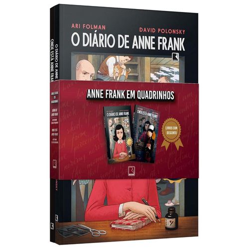 kit anne frank em quadrinhos