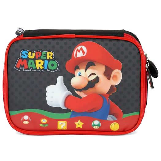estojo box mario bros preto estojo box mario bros preto