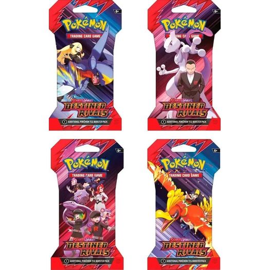 pokémon scarlet and violet - destined rivals - sleeved booster - inglês pokémon scarlet and violet - destined rivals - sleeved booster - inglês