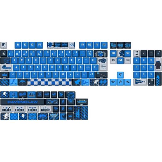 keycaps harry potter hogwart s ravenclaw azul (hp-941) - redragon keycaps harry potter hogwart s ravenclaw azul (hp-941) - redragon