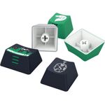 keycaps harry potter hogwart s slytherin cinza e verde (hp-942) - redragon