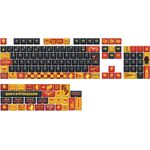 keycaps harry potter hogwart s griffyndor preto, vermelho e amarelo (hp-944) - redragon