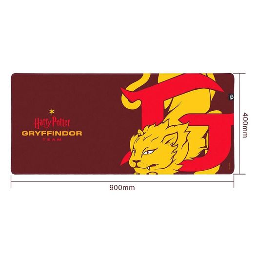 mouse pad harry potter gryffindor vermelho 900x400x4mm (hp-939) - redragon mouse pad harry potter gryffindor vermelho 900x400x4mm (hp-939) - redragon
