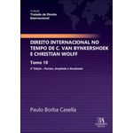 direito internacional no tempo de c. van bynkershoek e christian wolff