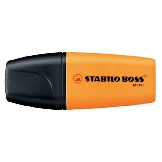marca-texto mini laranja boss stabilo marca-texto mini laranja boss stabilo
