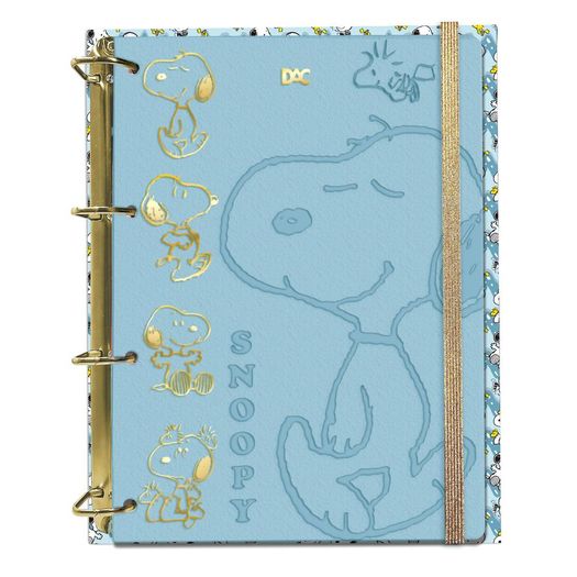 caderno-fichario-universitario-snoopy caderno-fichario-universitario-snoopy