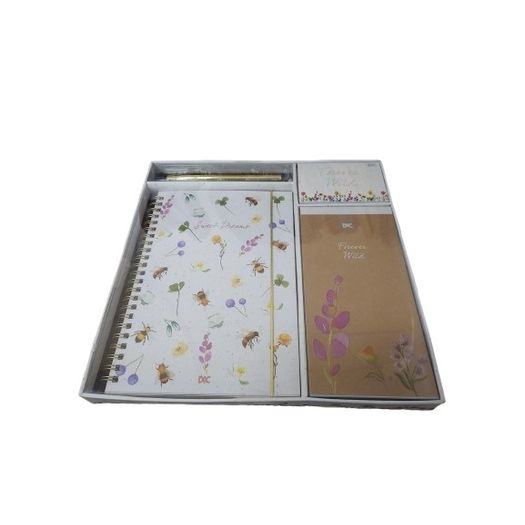 kit caderno + 2 blocos + caneta wild kit caderno + 2 blocos + caneta wild