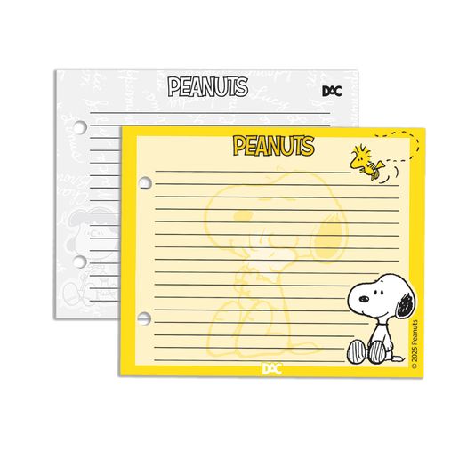 refil mini fichário snoopy refil mini fichário snoopy